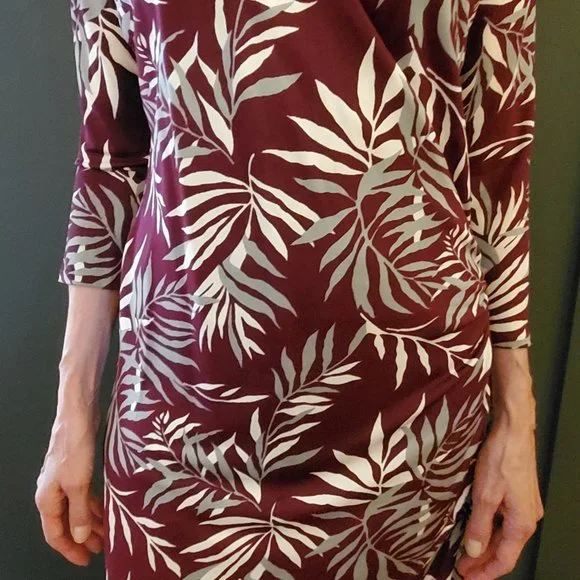 HOLT RENFREW SILK FAUX WRAP DRESS - Picture 3 of 10
